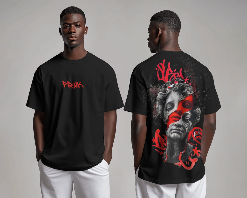 FRNK Oversized Unisex Graphic T-Shirt  - The Rebel Art